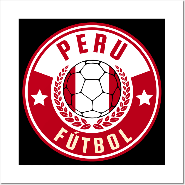 Peru Futbol Wall Art by footballomatic